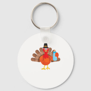 Porte-clés OB Infirmière Livraison Travail Thanksgiving Turqu