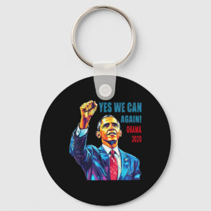 Porte-clés Obama 2028 Oui Nous pouvons à nouveau Obama 48ème