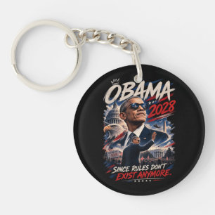 Porte-clés Obama 2028 Puisque les règles n'existent plus
