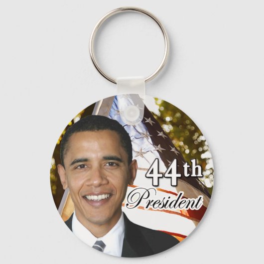 Porte-clés Obama 44ème Président (Recto)