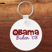 Porte-clés Obama Biden pour la paix (Recto)