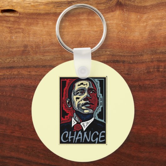 Porte-clés Obama change (Recto)