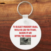 PORTE-CLÉS OBAMA ET LE TITANIQUE (Recto)