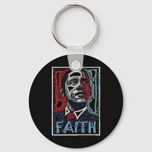Porte-clés Obama Faith 2 (Recto)