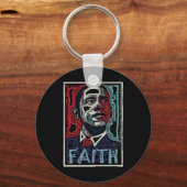 Porte-clés Obama Faith 2 (Recto)