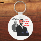 Porte-clés Obama OUI NOUS AVONS FAIT (Recto)