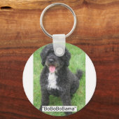 Porte-clés Obama Pet Portugais Water dog (Recto)