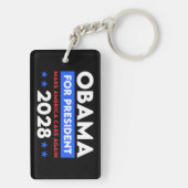 Porte-clés Obama pour le président 2028 redonne aux Etats-Uni (Dos)