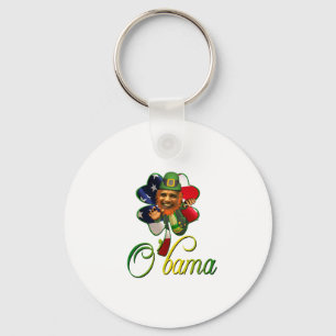 Porte-clés Obama Saint Patrick's Day Spirit
