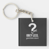 Porte-clés Obéis Moins. Question Plus - Conception de devis r (Devant)
