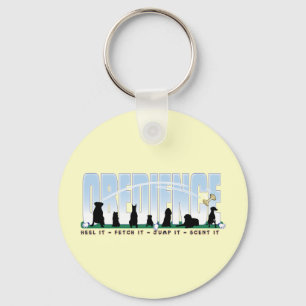 Porte-clés Obéissance : Guérissez-le, récupérez-le, sautez-le