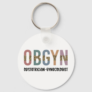 Porte-clés OBGYN Obstetrician Gynecologist Leopard Print