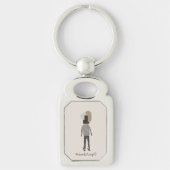 Porte-clés objet_15_un homme_1 métal (Devant)