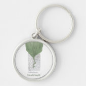 Porte-clés objet_1_calathea (Devant)