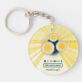 Porte-clés objet_3_sun mètre de contrôle acrylique (Devant)