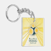 Porte-clés objet_3_sun mètre de contrôle acrylique (Devant gauche)