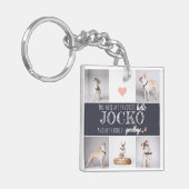 Porte-clés Objet de souvenir de citation préférée de mémorial (Devant gauche)