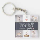 Porte-clés Objet de souvenir de citation préférée de mémorial (Devant)