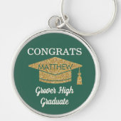 Porte-clés Objet de souvenir ! Félicitations ! Tout diplômé (Devant)