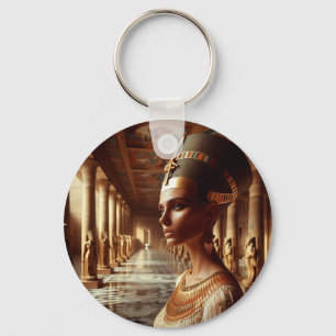 Porte-clés Objet Néfertari égyptienne : Civilisation Ancienne