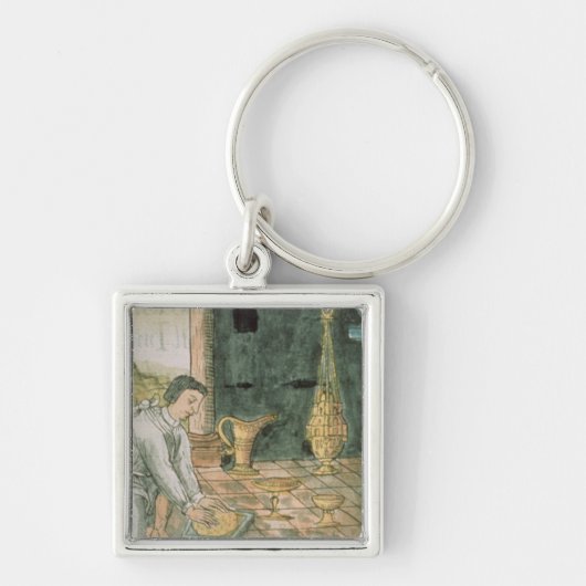 Porte-clés Objets d'or dans un magasin aztèque (Devant)