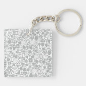 Porte-clés Objets Médicaux (Dos)