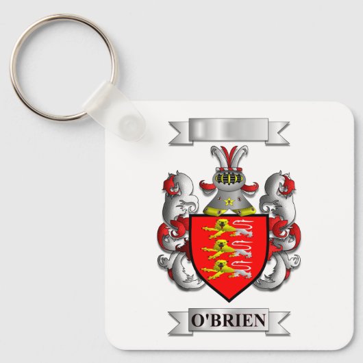 Porte-clés O'Brien Nom et Blason (Recto)