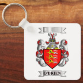 Porte-clés O'Brien Nom et Blason (Recto)