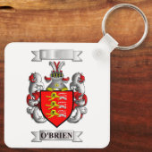Porte-clés O'Brien Nom et Blason (Verso)