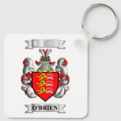 Porte-clés O'Brien Nom et Blason (Dos)