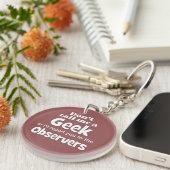 Porte-clés Observateurs geeks wf (Devant Droit)