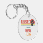 Porte-clés Observation de Bigfoot à Travis Texas (Devant gauche)