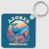 Porte-clés Observation des baleines bleues aux Açores (Dos)