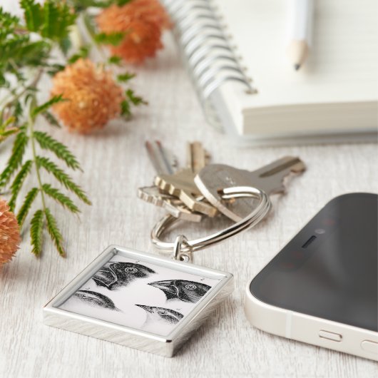 Porte-clés Observations de l'oiseau de Darwin (Côté)