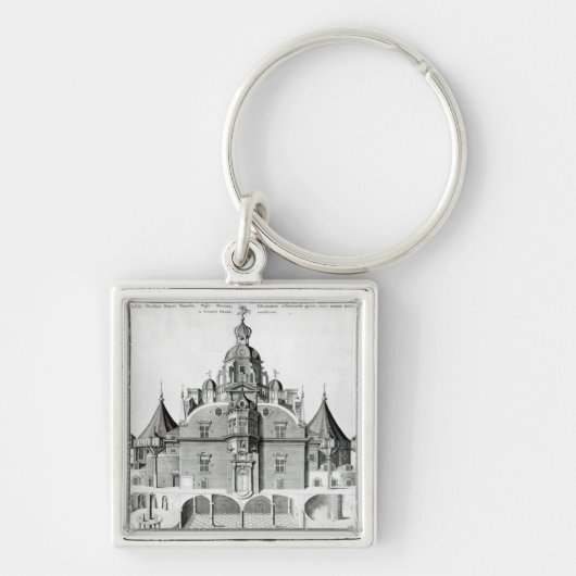 Porte-clés Observatoire Uraniborg de Tycho Brahe (Devant)