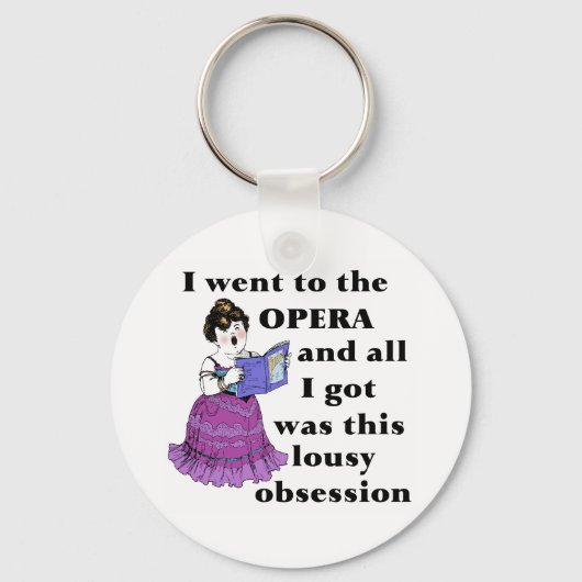 Porte-clés Obsession de l'opéra (Recto)