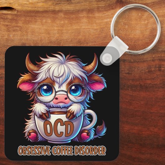 Porte-clés Obsessive Coffee Disorder (Verso)