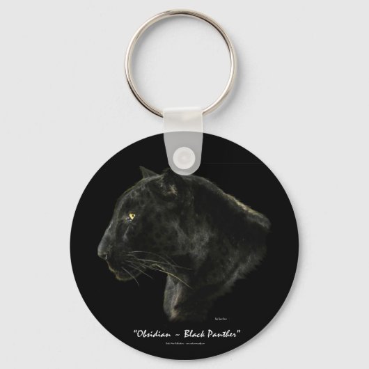 Porte-clés "OBSIDIAN, PANNEAU NOIR" Chaîne clé (Recto)