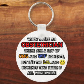Porte-clés Obstetrician ... OMG WTF (Recto)