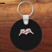 Porte-clés Obtenir épave Squelette Main Heart Classic (Recto)