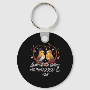 Porte-clés Obtenir Marié Marié Groom Futur Mari Femme À
