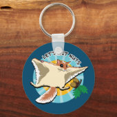 Porte-clés Obtenons des noix - Écureuil volant (Recto)