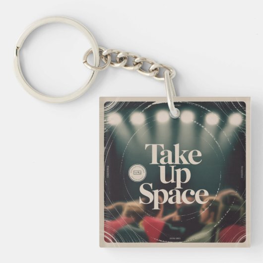 Porte-clés Occuper l'espace (Devant)