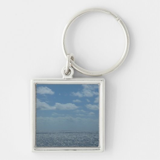 Porte-clés Océan bleu de la mer des Caraïbes (Devant)