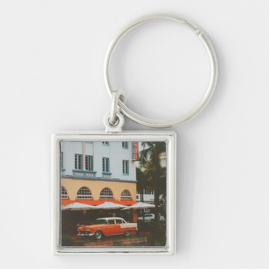 Porte-clés Ocean Drive, South Beach, Miami (Devant)