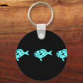 Porte-clés Ocean Glow_Aqua Blue Grouper (Recto)