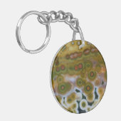 Porte-clés Océan Jasper de couleur jaune (Devant gauche)