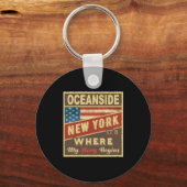 Porte-clés Oceanside Ny Its Where My Story Begins _1  (Recto)