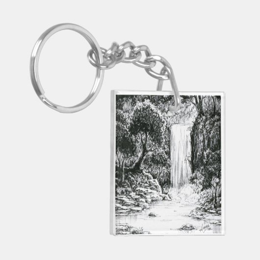 Porte-clés Octobre 2018 Jour 21 - Cascade dans les bois (Devant gauche)