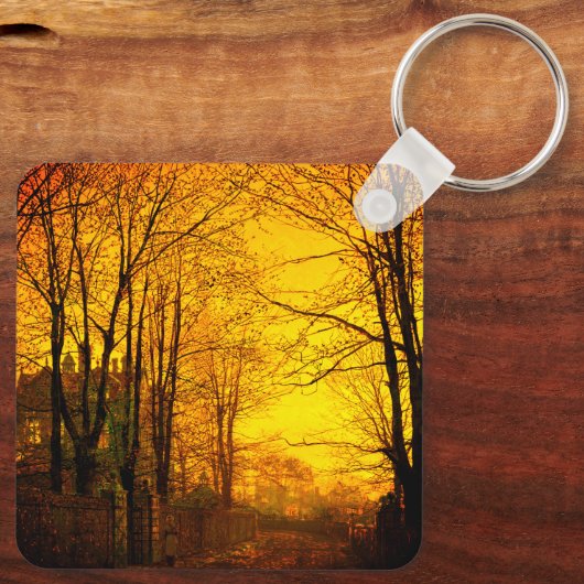 Porte-clés Octobre Afterglow John Atkinson Grimshaw (Verso)